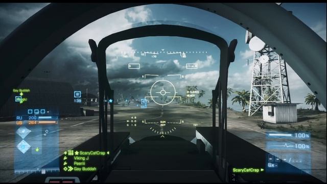 (BF3) Wake Island Jet Spawns! смотреть онлайн