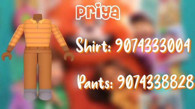 TURNING RED ROBLOX OUTFIT ID's *with links* смотреть онлайн
