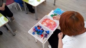 Презентация техники рисования ЭБРУ педагогам ДОУ