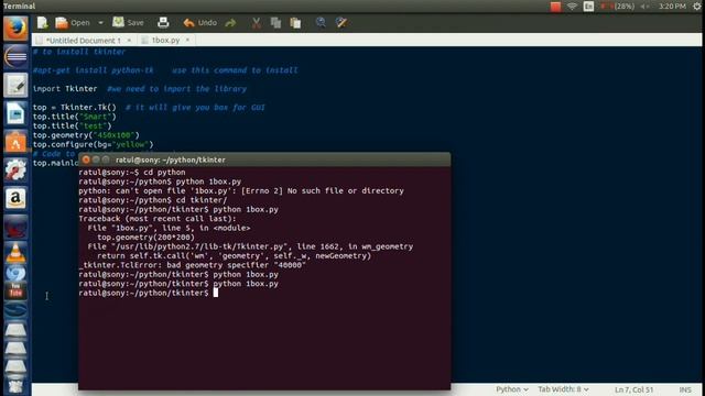 Python GUI with Tkinter Box Widget | #1 смотреть онлайн