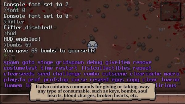 Utility Commands: 100+ New Console Commands, Keybindings & More! - The Binding of Isaac Repentance