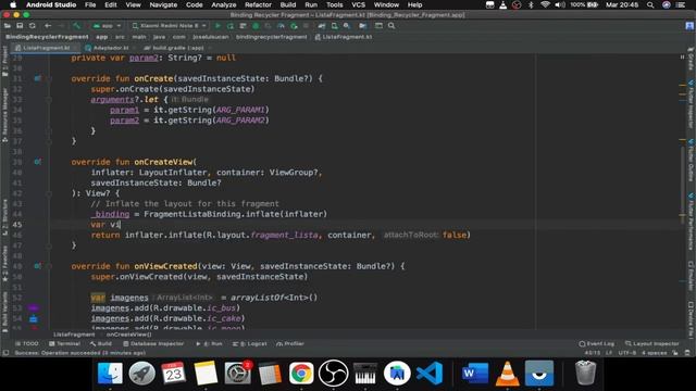 View Binding en Recycler View y Fragment смотреть онлайн