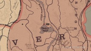 Red Dead Redemption  2 карта Ядовитой тропы