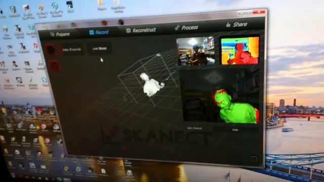 Kinect on 3D scanning: Skanect смотреть онлайн