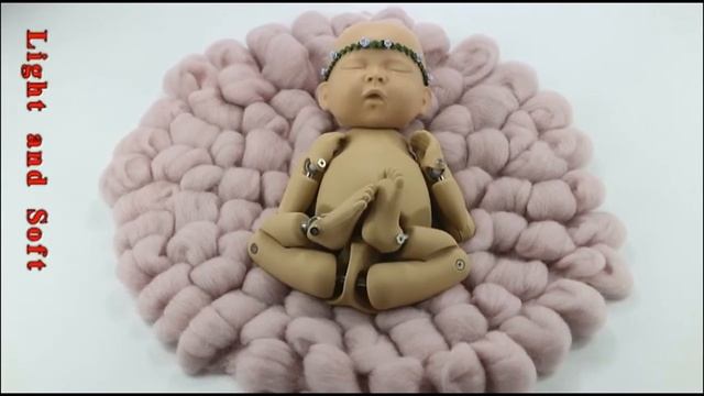 Пушистое одеяло ручной работы из 100% шерсти, флисовое для новорожденных, наполнитель корзин, смотреть онлайн