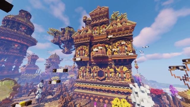 КРУТЫЕ ПОСТРОЙКИ В МАЙНКРАФТЕ - УЛЕЙ. МИРТАРА. #1 смотреть онлайн