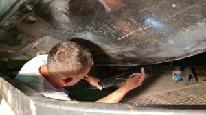 Ремонт киля катера. Накладки на киль.