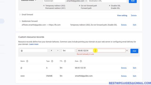 How to Change and Configure Google Domains DNS settings records (point website to shopify) смотреть онлайн