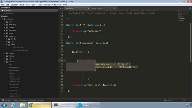 Laravel - 012 - Como passar array multidimensional através de View смотреть онлайн