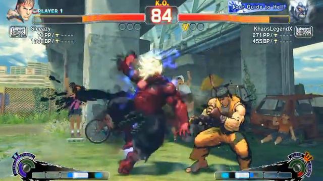KhaosLegendX Plays Ultra Street Fighter IV: Ryu vs Oni смотреть онлайн