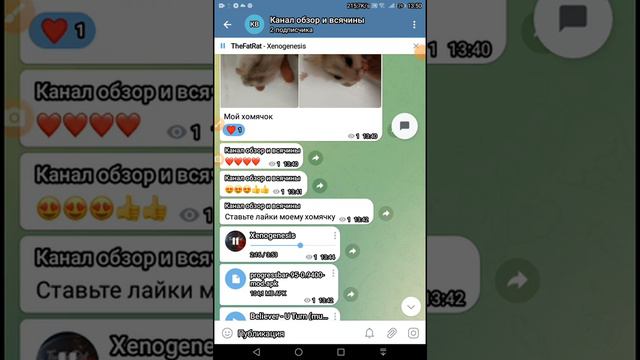 обновление Telegram канала