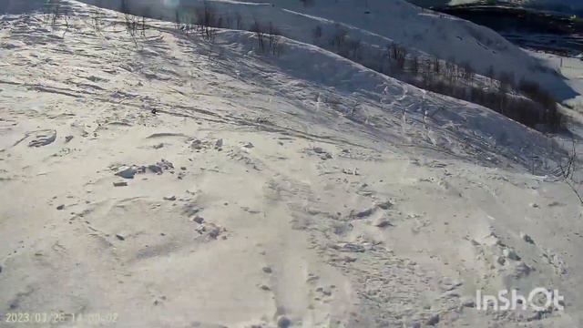 BigWood катаемся на горных лыжах))) Фрирайд на трасовых лыжах))) 😄