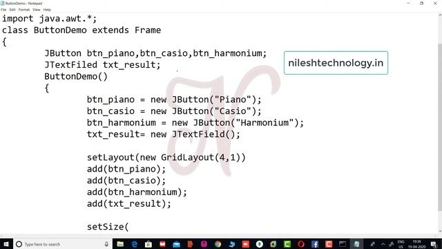 Java Button | Textfield | Label | Program смотреть онлайн
