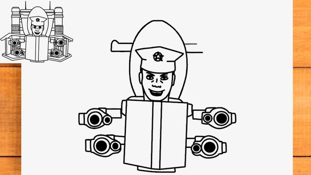 Como dibujar a Policia Toilet upgrade de Skibidi Toilet смотреть онлайн