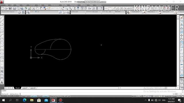 AutoCAD 2010 (Session 7) [Trim,Extend,Copy,Move,Offset] смотреть онлайн