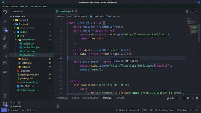 WEB APPLICATION - CRUD PERPUSTAKAAN DENGAN REACT JS, NODE JS, MYSQL смотреть онлайн