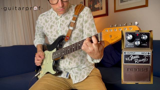 BOSS FRV-1 Fender Reverb Demo | Guitar Prof Blog смотреть онлайн