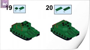 Японские тяжелые танки из Лего// Мини танки из Лего