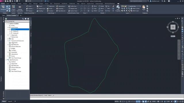 How to Merge Two Surfaces into Single Surface in Civil 3D смотреть онлайн