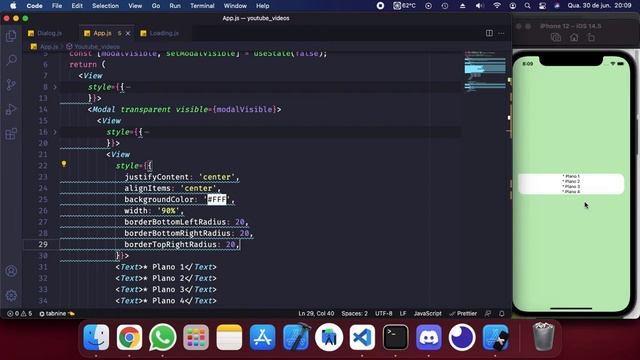 Modal - React-Native смотреть онлайн