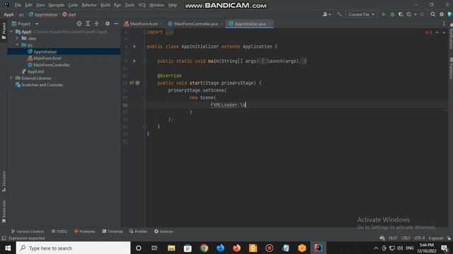 Start Java FX Form with Intelij IDEA смотреть онлайн