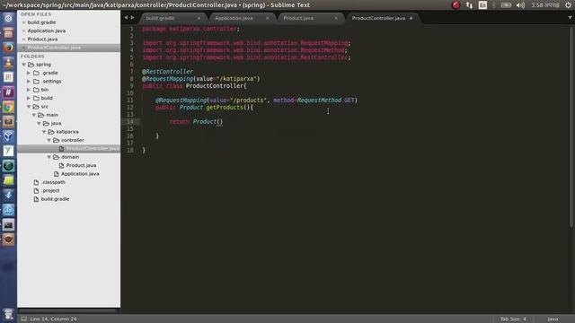 java spring boot 2.0 - rest api - get all products, single products ft. sublime смотреть онлайн