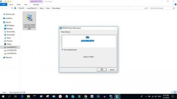 Download & Install Epson L130 Printer Driver.All Epson Printer Driver as a same process