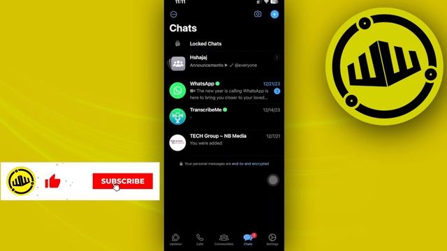 How To Unlock Locked Chats On WhatsApp (Simple) смотреть онлайн