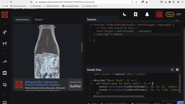 Codewars - Javascript - Math operations смотреть онлайн