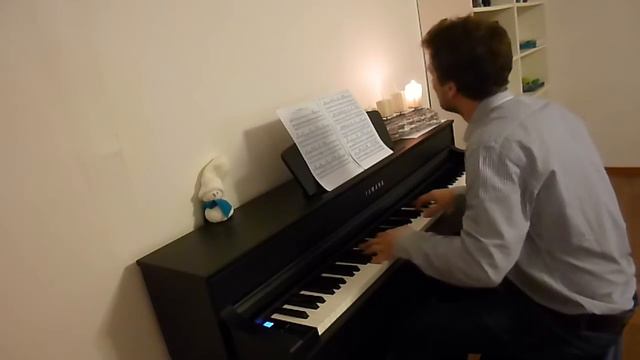 The Beatles - Yesterday (piano cover + lyrics + sheet music) смотреть онлайн