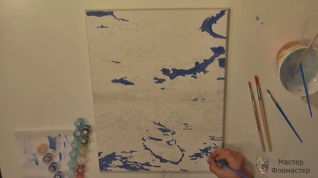 Картина по номерам. Рисуем картину на холсте. смотреть онлайн