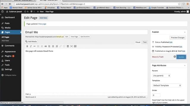 Wordpress Basic Settings, Theme Installation, Page Templates & Menu Positions. смотреть онлайн