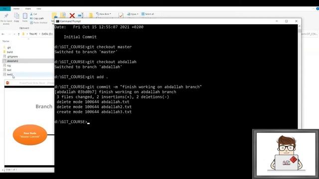 Crash Course - Git & GitHub - lesson 9 - Merge Branches || التطوير والتحكم - دورة مكثفة смотреть онлайн