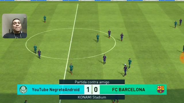 PES 2018 MOBILE jogando contra amigo online (gameplay android) смотреть онлайн