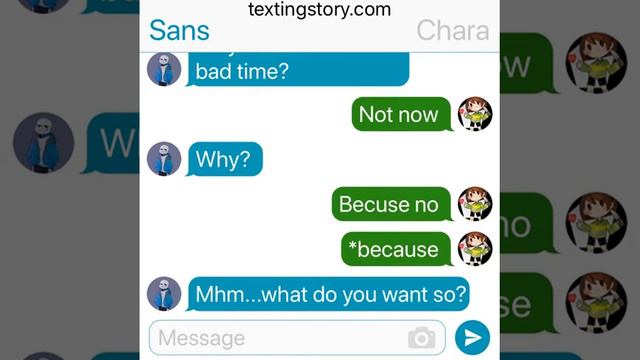 Sans x chara part 1(TextingStory #11) смотреть онлайн