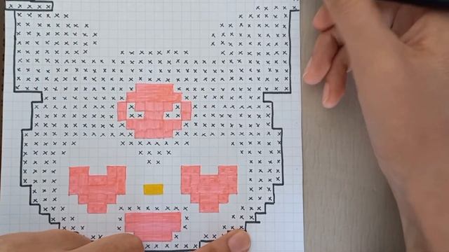 Kuromi Pixel Art - How To Draw Lovely Kuromi?