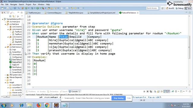 Part 11 data table As Example In Cucumber смотреть онлайн