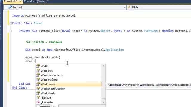 Curso 26 -1 VB.NET Crear documentos EXCEL смотреть онлайн