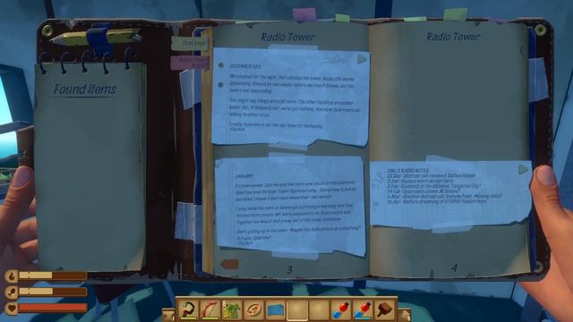 Raft - Radio Tower (all Notes And Blueprints) - [Hyslyne's Guides]