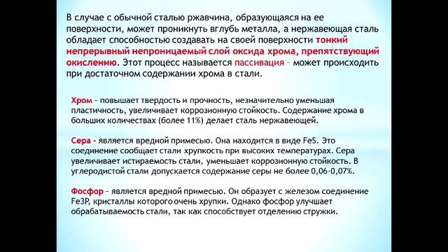 Нержавеющая сталь и сорта стали смотреть онлайн