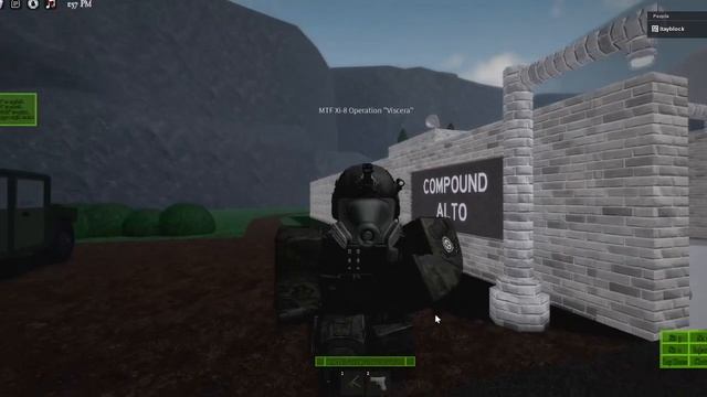 Roblox SCP MTF Xi-8 Operator (Operation "Viscera") (Avatar Build) смотреть онлайн