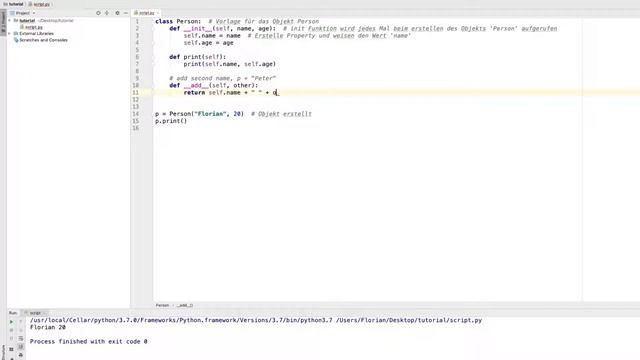 Programmieren verstehen mit Python #34 - Magic Methods смотреть онлайн