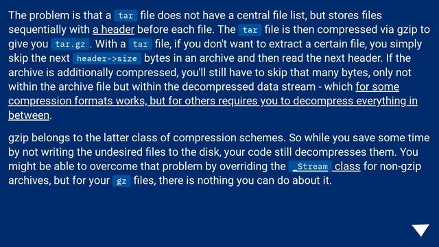 Tarfile in Python: Can I untar more efficiently by extracting only some of the data? смотреть онлайн