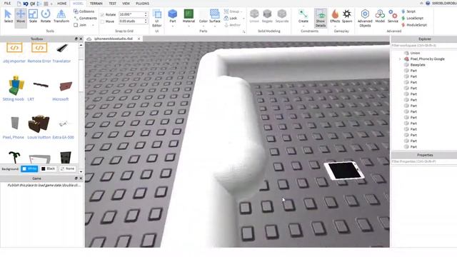 iPhone X - Roblox Studio Speed Build смотреть онлайн