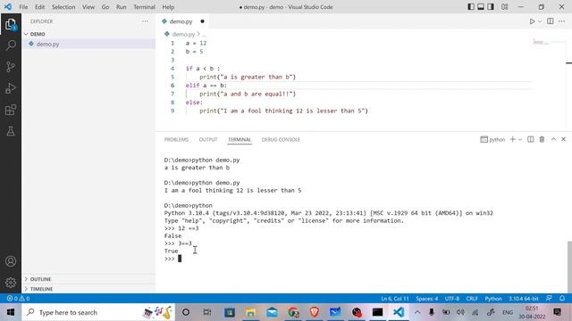 If statements in Python | Conditions in Python | Beginner | Python Programming | Intelligent Learne смотреть онлайн