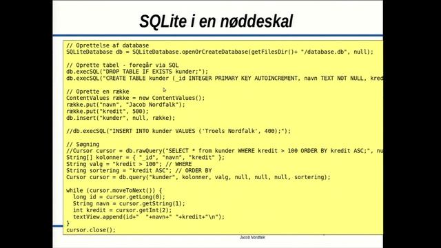 Android Lektion 8 - Databaser - SQLite смотреть онлайн