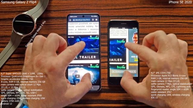 Samsung Galaxy Z Flip4 Vs IPhone SE 2020 - SPEED TEST + Multitasking - Which Is Faster!?