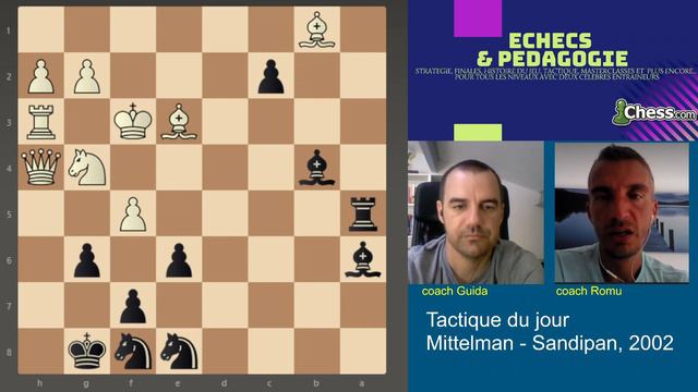 Tactique du jour #145 = Mittelman - Sandipan, 2002 **** смотреть онлайн
