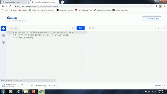 How to download Anaconda installer and Use Online Python Compiler to do Programming смотреть онлайн