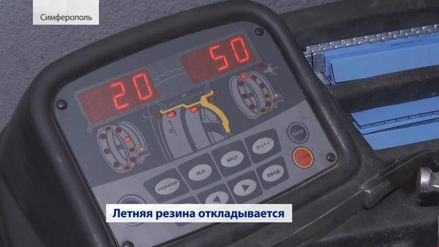 Переход автомобилей на зимнюю резину (Крым) 23.11.2020 смотреть онлайн